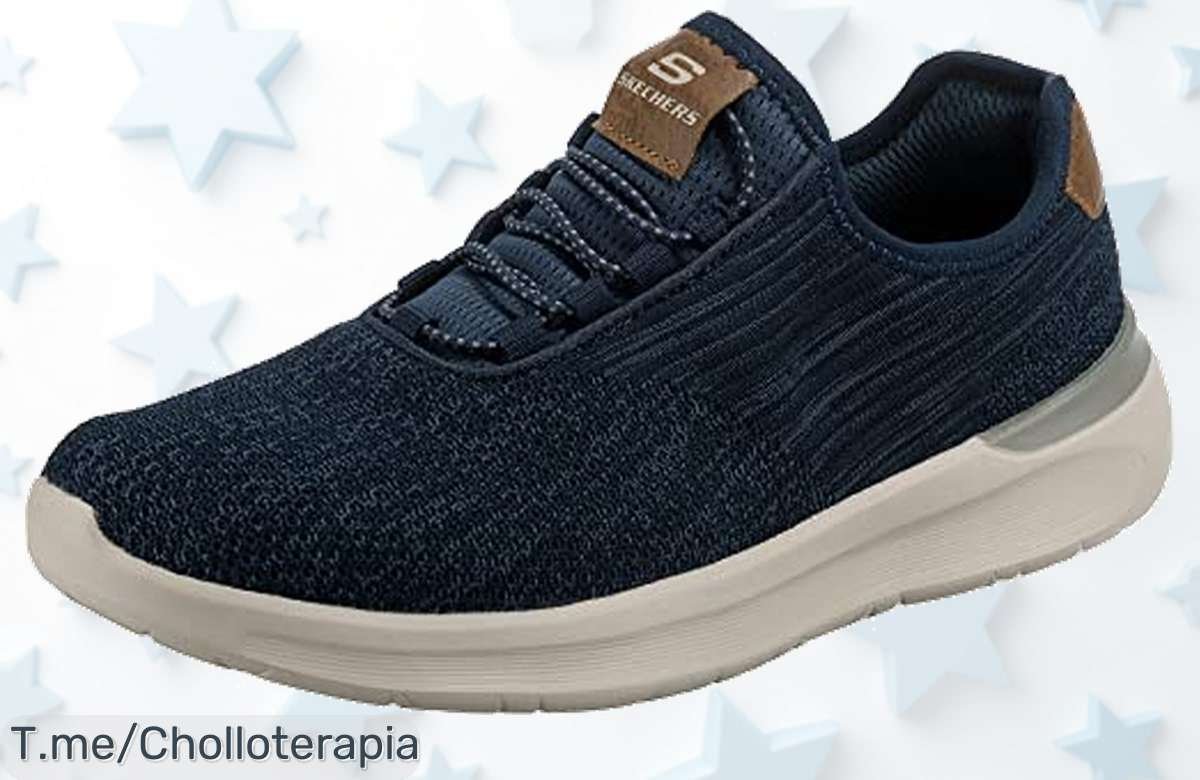 Skechers Lattimore Coringa con espuma viscoelástica y aire fresco diseño clásico nunca falla precio loco en este ofertón limitado compra ya antes que suban