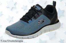 Skechers Track Broader azul el super chollo con ajuste perfecto que todos quieren no te pierdas este ofertón y su descuento brutal solo por tiempo limitado actúa ya
