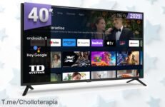Smart TV 40 pulgadas full HD con Android y control por voz ofrece un descuento brutal precio loco nunca visto aprovéchalo ya oferta limitada