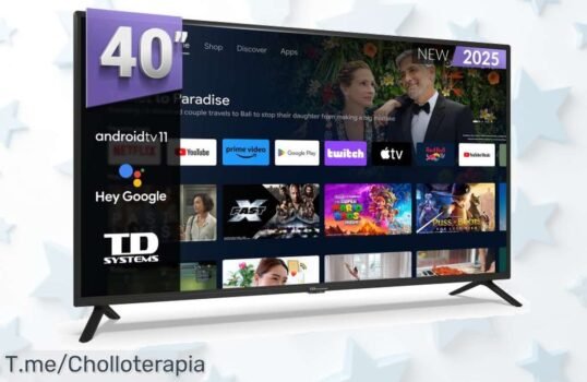 Smart TV 40 pulgadas full HD con Android y control por voz ofrece un descuento brutal precio loco nunca visto aprovéchalo ya oferta limitada