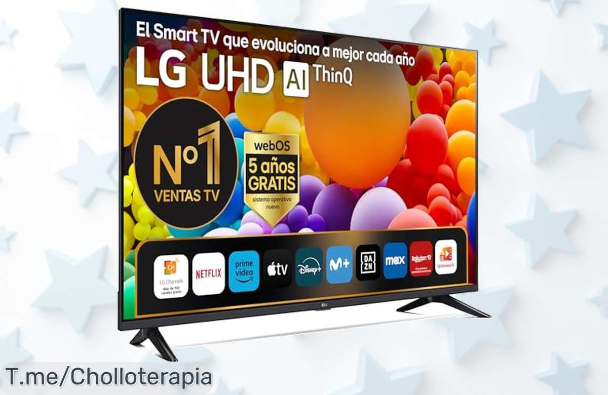 Smart TV LG 43 con imagen vibrante y procesador inteligente a precio loco oferta nunca vista descuento brutal ¡aprovecha este super chollo único antes de que se agote!