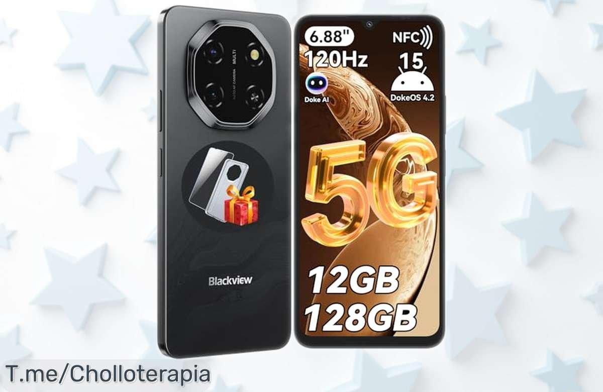 Smartphone 5G Blackview Shark 6 con pantalla enorme y cámara dual en un super chollo nunca visto aprovecha este descuentazo de precio loco ¡aprovecha antes que se acabe!