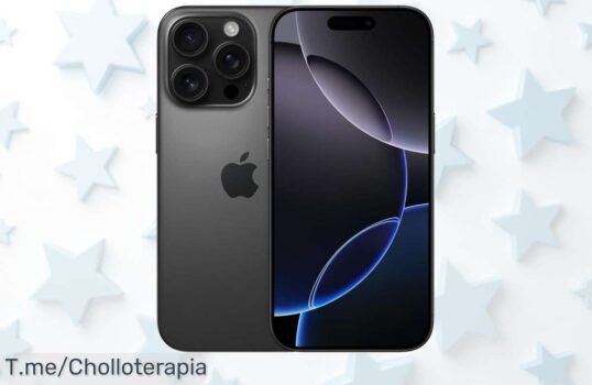 Smartphone 5G diseño brutal iPhone 16 Pro con tecnología pro descuento brutal nunca visto oferta limitada super chollo precio loco corre que vuelan