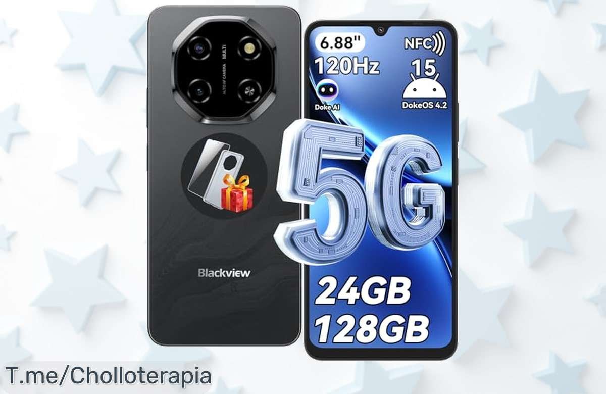 Smartphone Blackview Shark 6 IA con mega pantalla 120Hz y 24GB de RAM a precio loco nunca visto aprovecha este ofertón y consigue tu descuento brutal ahora mismo