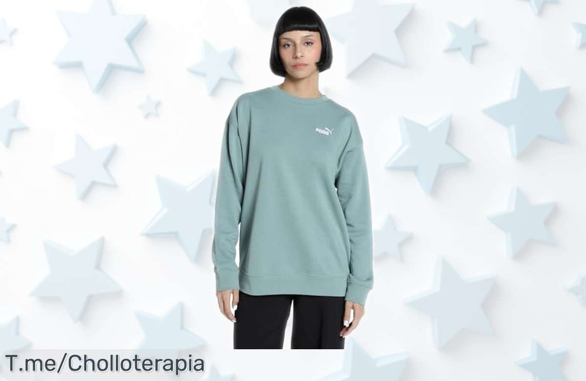 Sudadera con capucha Puma ESS Small No. 1 para niñas en verde luna, diseño que destaca y precio rebajado imposible de dejar pasar ¡Consigue el tuyo antes de que vuelen!