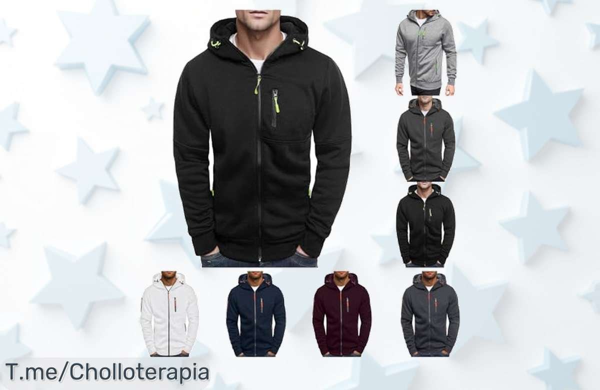 Sudadera unisex con capucha super chollo y bolsillos seguros la más calentita que jamás viste ¡descuento brutal por tiempo limitado corre antes que desaparezca!