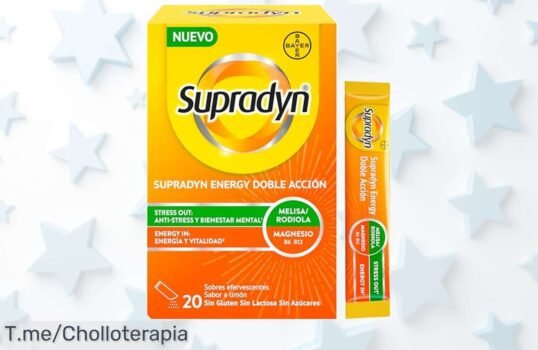 Supradyn Energy Doble Acción stress out con magnesio para energía y concentración instantáneas aprovecha este ofertón de precio loco que dura muy poco actúa ya