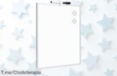 Tablero blanco magnético Amazon Basics con marco aluminio al tamaño perfecto para tu pared a precio loco ¡Disfruta este super chollo único antes que nadie!