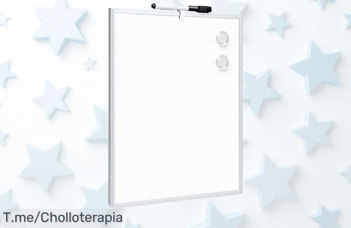 Tablero blanco magnético Amazon Basics con marco aluminio al tamaño perfecto para tu pared a precio loco ¡Disfruta este super chollo único antes que nadie!