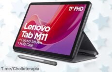 Tablet Lenovo Tab M11 con 8GB RAM y pantalla nítida a un precio loco sin igual, descuento brutal por tiempo limitado ¡Corre que este super chollo vuela ya!