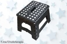 Taburete plegable Armo práctico y súper resistente hasta 150 kg con diseño compactísimo precio de ganga nunca visto aprovecha este ofertón antes que se acabe