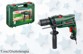 Taladro percutor Bosch EasyImpact con cambios súper rápidos y batería potente a precio loco un ofertón nunca visto que vuela corre ya y aprovecha este super chollo limitada