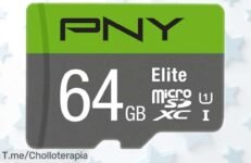 Tarjeta microSDXC PNY Elite 64GB con velocidad de vértigo a precio rebajado, el super chollo para guardar tus mejores momentos sin miedo ¡Solo quedan pocas unidades y vuelan rápido!