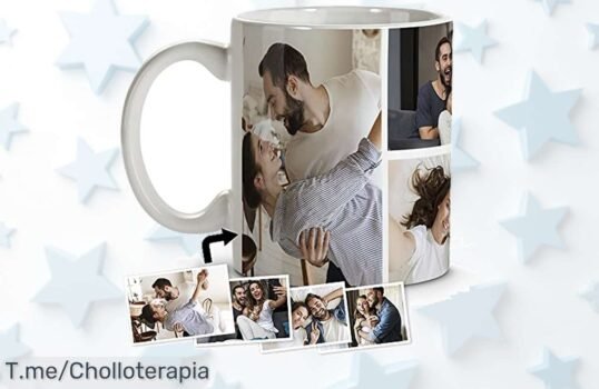 Taza personalizada con hasta 4 fotos y diseño resistente que no se borra aprovecha este ofertón de precio loco nunca visto compra ya antes que se agote