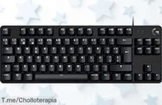 Teclado mecánico gaming Logitech G413 TKL SE con iluminación LED blanca y respuesta ultra rápida oferta nunca vista con descuento brutal precio loco ¡corre que vuelan!