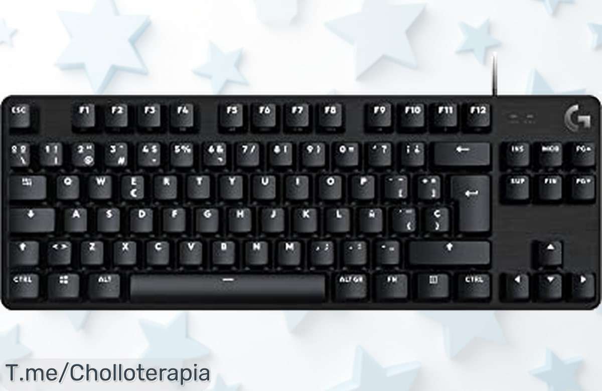 Teclado mecánico gaming Logitech G413 TKL SE con iluminación LED blanca y respuesta ultra rápida oferta nunca vista con descuento brutal precio loco ¡corre que vuelan!