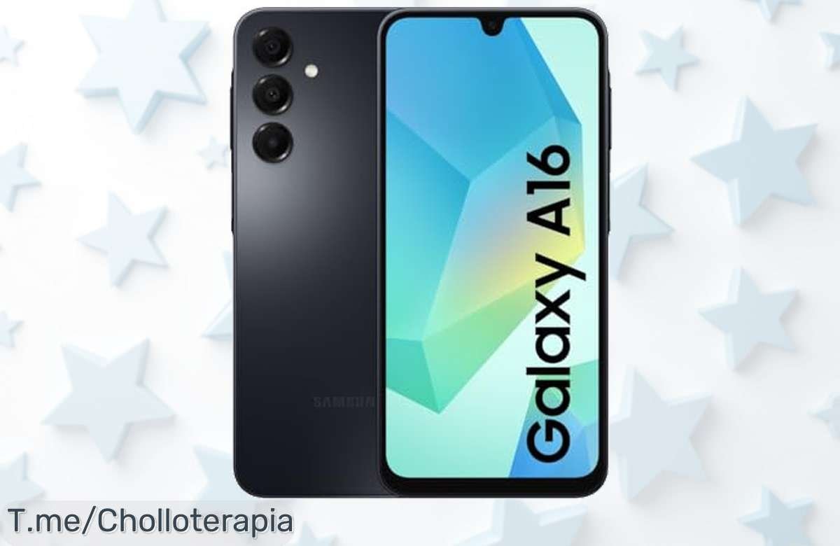 Teléfono móvil super chollo Samsung Galaxy A16 4G con pantalla AMOLED y cámaras top para fotos geniales aprovecha este ofertón de precio loco antes que se agote ¡últimas unidades!