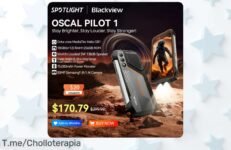 Teléfono robusto Blackview Oscal Pilot 1 con batería bestia y pantalla gigante precio loco que no durará oferta brutal corre ya por este ofertón único