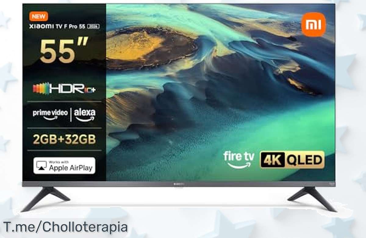 Televisión 55 pulgadas 4K UHD QLED con Alexa y Fire TV colores que impresionan modo juego a 120Hz un súper chollo alucinante descuento brutal nunca visto ¡Corre ahora!