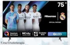 Televisor Hisense 75E7NQ QLED 75” con imagen vibrante y sonido envolvente a precio loco ideal para gamers aprovecha este ofertón con descuento brutal compra ya antes que se agote