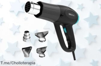 Temperatura ajustable de 50 a 600 grados con un ofertón nunca visto que te hará triunfar en cualquier chamba aprovecha este super chollo precio de ganga por tiempo limitado