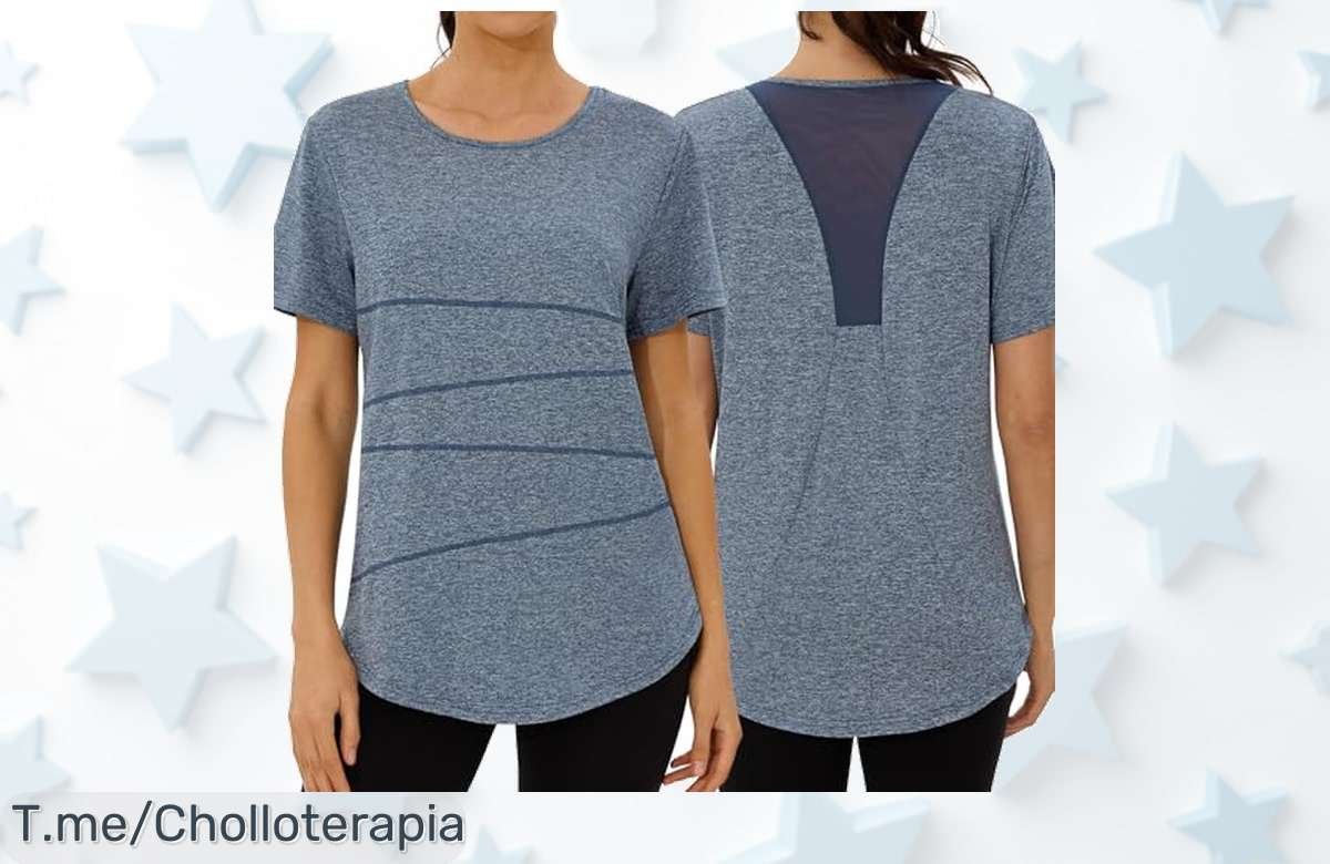 Terecey camiseta deportiva mujer con secado ultra rápido y ajuste perfecto un ofertón de precio loco que vuela no pierdas este super chollo único actúa ya antes que desaparezca