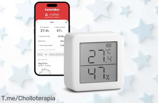 Termohigrómetro digital con precisión suiza y Bluetooth precio loco controla temperatura y humedad desde tu móvil descuento brutal solo por tiempo limitado actúa ya