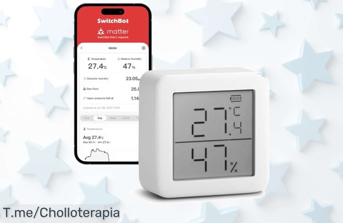 Termohigrómetro digital con precisión suiza y Bluetooth precio loco controla temperatura y humedad desde tu móvil descuento brutal solo por tiempo limitado actúa ya