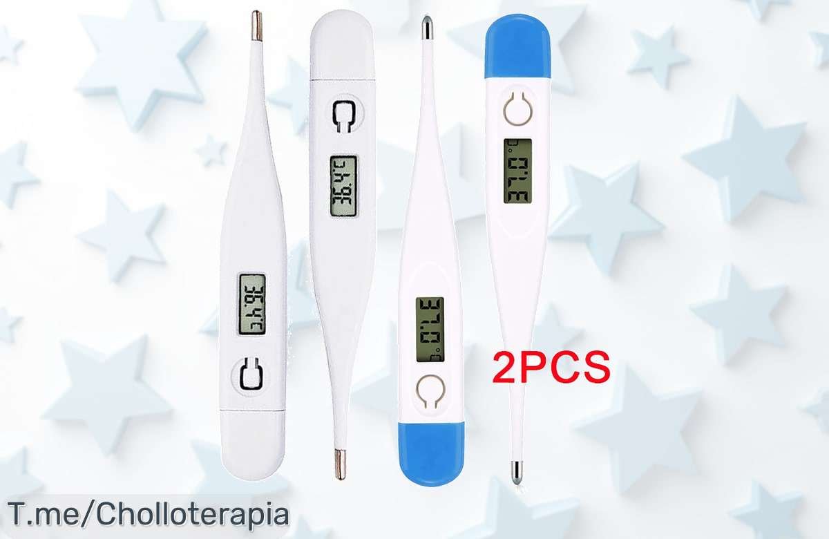 Termómetro electrónico de cabeza dura super fiable con descuento brutal nunca visto mide al instante para cuidar a los tuyos aprovecha este ofertón y precio loco ya