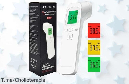 Termómetro infrarrojo digital sin contacto piel a piel ultra rápido con descuento brutal cuida tu familia ahora este ofertón y precio loco es por tiempo limitado actúa ya