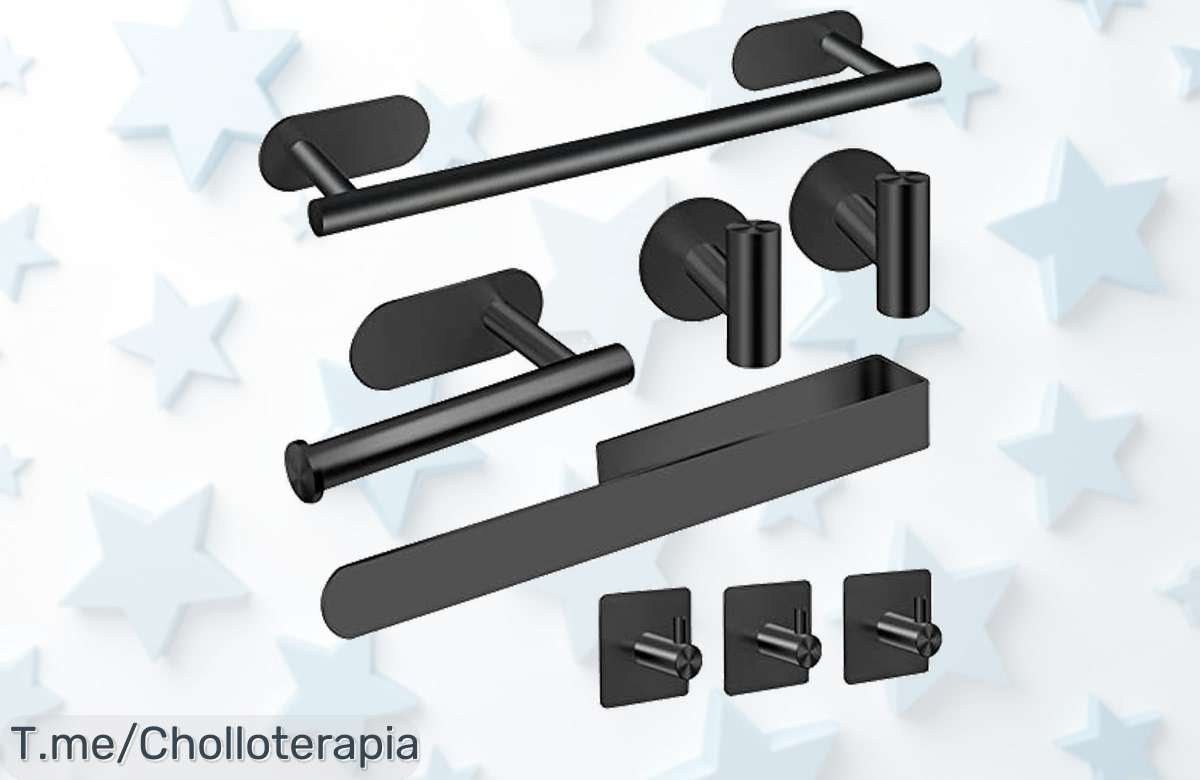 Toalleros sin taladro súper resistentes de acero inoxidable 304 con kit completo consigue este ofertón nunca visto precio loco oferta limitada ¡compra ya antes que se agoten!