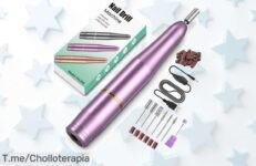 Torno eléctrico para uñas 7 en 1 con velocidad ajustable y reversible el ofertón que garantiza uñas perfectas a precio loco aprovecha este descuento brutal antes que se acabe