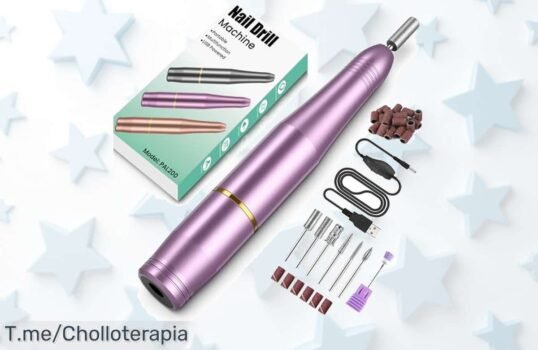 Torno eléctrico para uñas 7 en 1 con velocidad ajustable y reversible el ofertón que garantiza uñas perfectas a precio loco aprovecha este descuento brutal antes que se acabe