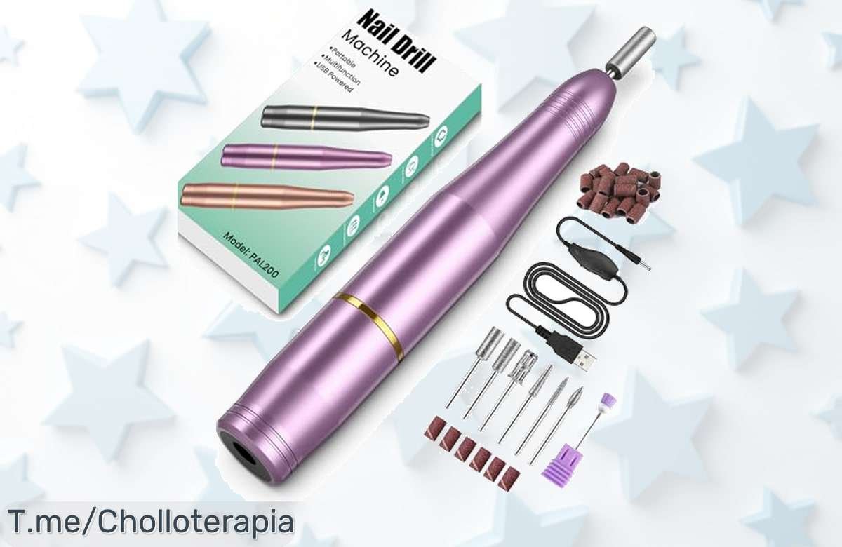 Torno eléctrico para uñas 7 en 1 con velocidad ajustable y reversible el ofertón que garantiza uñas perfectas a precio loco aprovecha este descuento brutal antes que se acabe