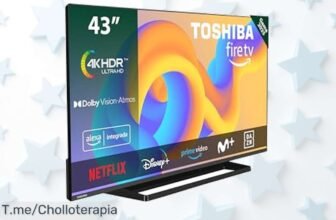Toshiba 43 pulgadas 4K UHD con sonido Dolby Atmos a precio loco disfruta imagen y control por voz Alexa aprovecha este super chollo antes que se acabe tu ofertón nunca visto