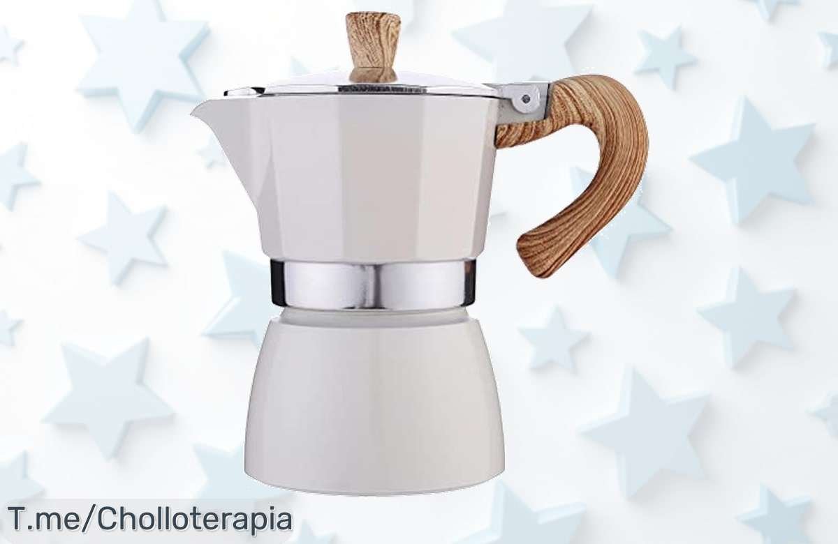 Transforma tu cocina en una cafetería italiana con esta cafetera moka rápida y fácil aprovecha este descuentazo brutal precio loco oferta única que vuela compra ya
