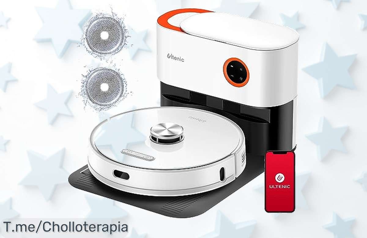 Ultenic T10 Pro robot aspirador con autovaciado y esterilización UV llega con un precio loco que mata el 99.9% de bacterias aprovecha este super chollo ya antes que se acabe