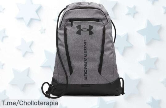 Under Armour Hustle Sackpack diseño brutal y súper práctico con un descuento brutal que nunca viste precio de ganga único corre por este super chollo ya