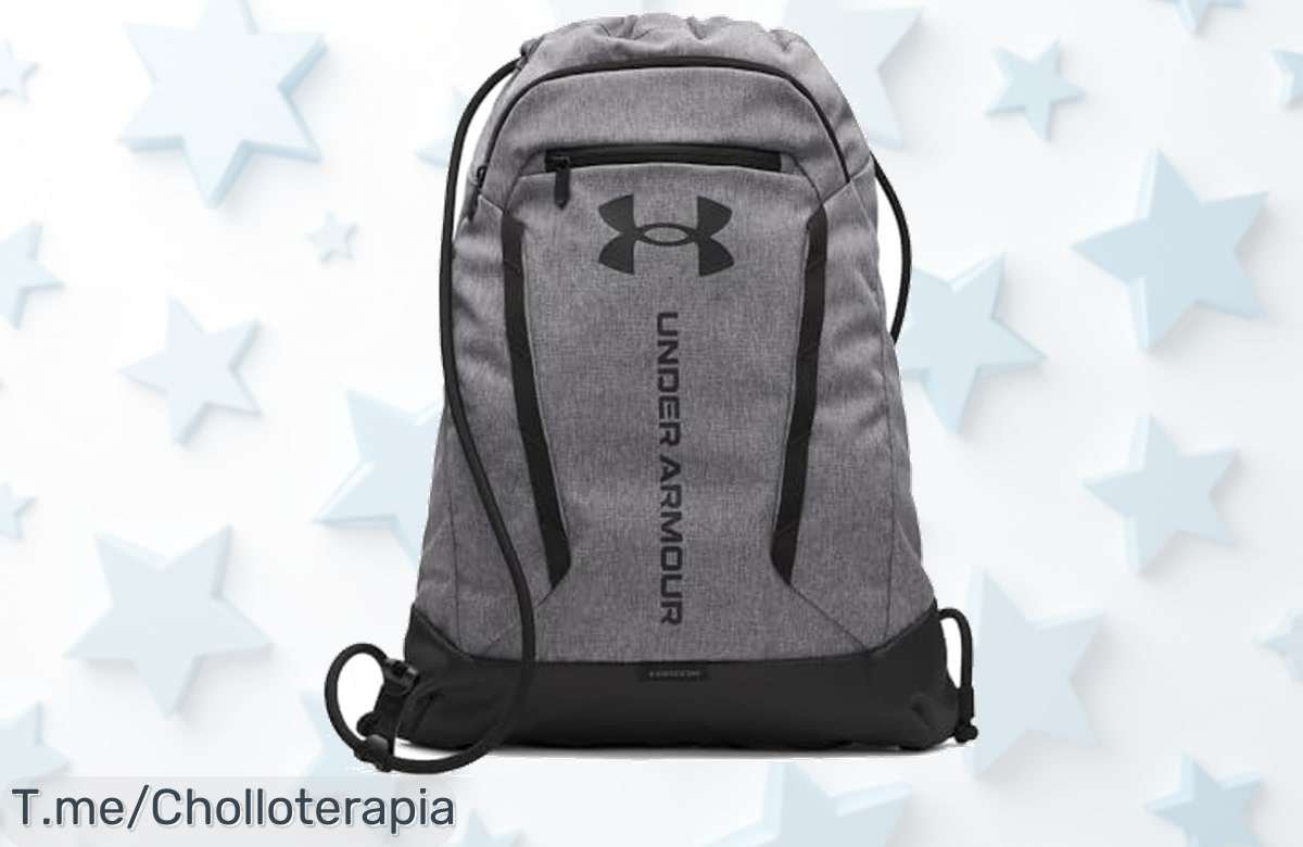 Under Armour Hustle Sackpack diseño brutal y súper práctico con un descuento brutal que nunca viste precio de ganga único corre por este super chollo ya