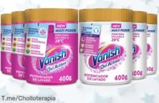 Vanish Oxi Advance 6x400g quitamanchas con extra poder elimina olores precio loco y descuento brutal nunca visto aprovecha ya este ofertón por tiempo limitado