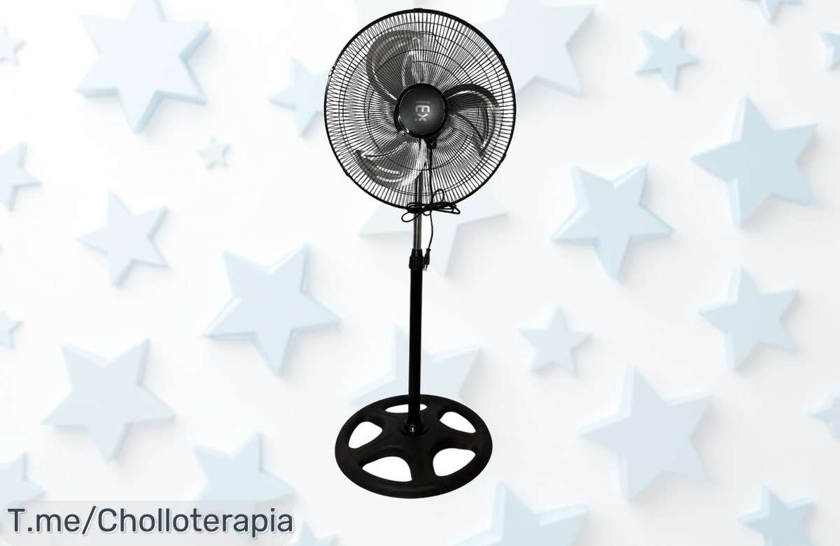 Ventilador de pie con potencia brutal para un frescor imparable aprovecha este ofertón nunca visto con descuento brutal precio de ganga corre que vuelan tus unidades