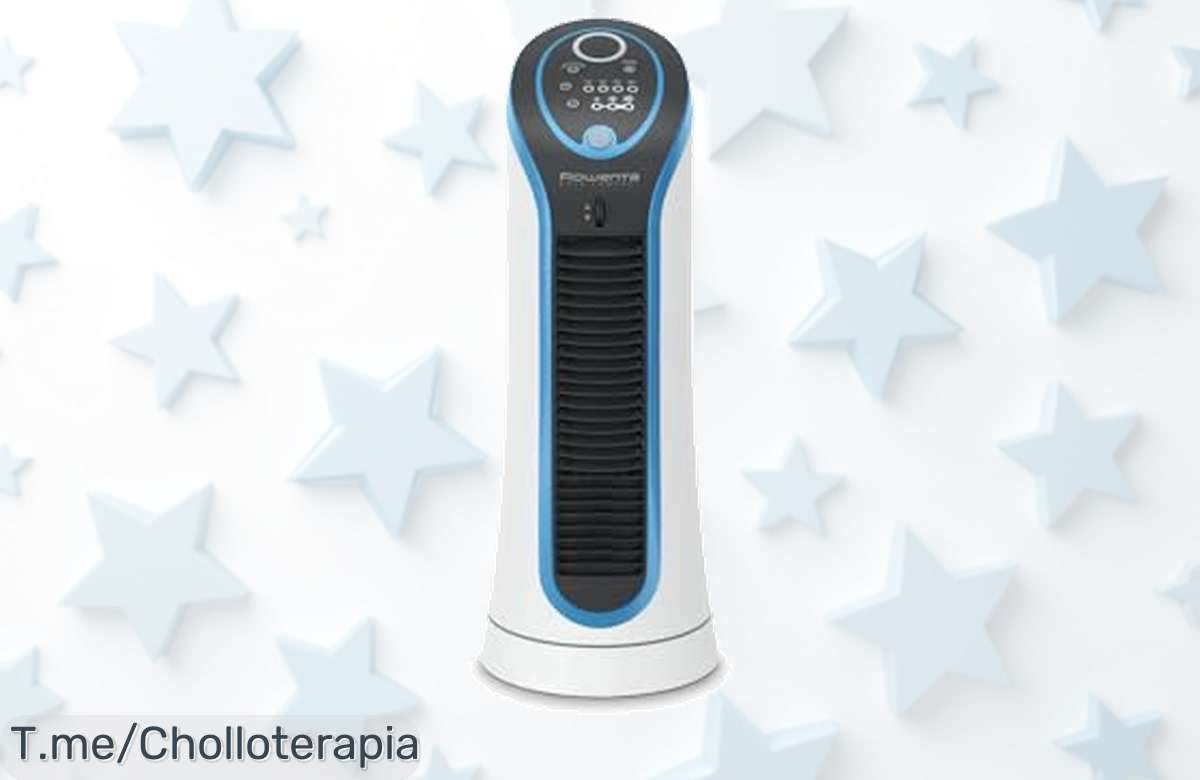 Ventilador sin aspas Rowenta súper silencioso con oscilación 3D y temporizador hazte ya este super chollo de precio loco único y limitado ¡no lo dejes pasar!