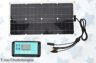 Ventilador solar portátil con doble USB para carga rápida aprovecha este súper chollo de descuento brutal precio loco solo por tiempo limitado corre ya que vuelan