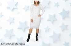 Vestido midi magic select con botones y abertura que realza tu figura aprovecha este ofertón de precio loco nunca visto solo por tiempo limitado actúa ya