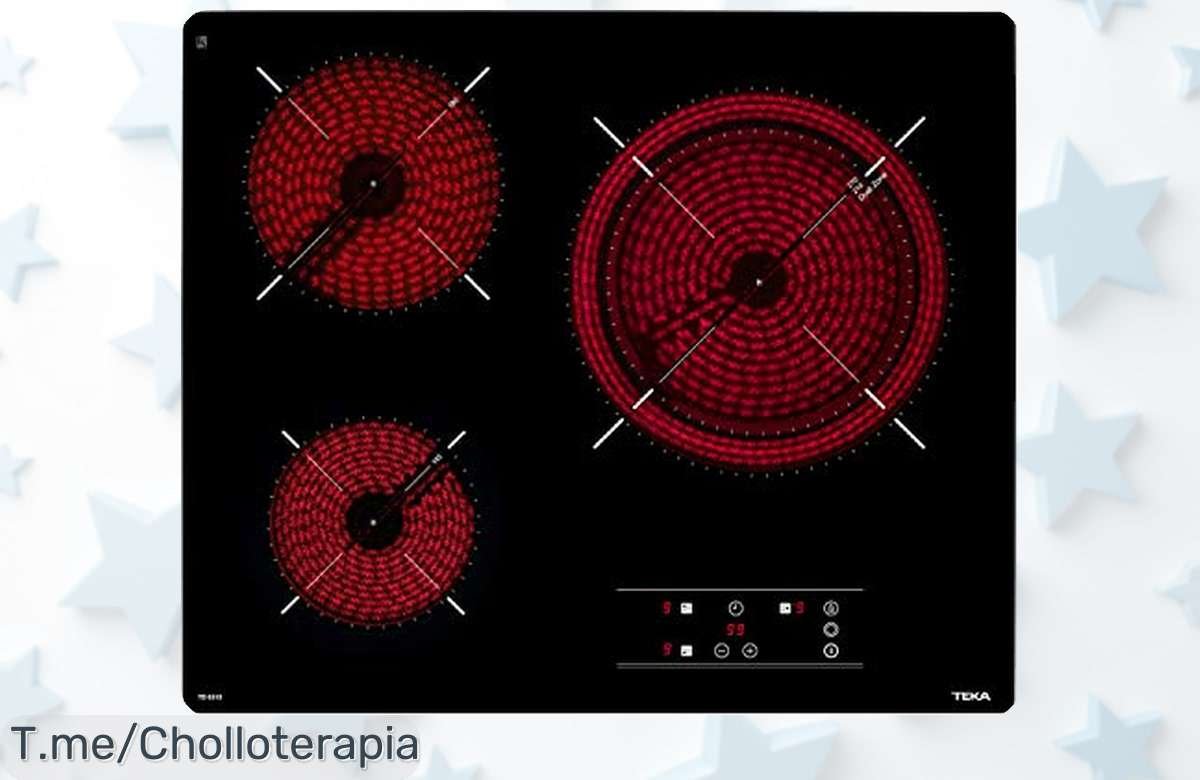 Vitrocerámica Teka TB PRO 6315 con tecnología touch y cronómetro digital un ofertón de precio loco que vuela cocina fácil ya antes que se acabe este descuento brutal