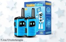 Walkie talkies para peques con audio clarito hasta 300m disfruta de un super chollo con descuento brutal nunca visto precio de ganga corre que vuela la oferta limitada