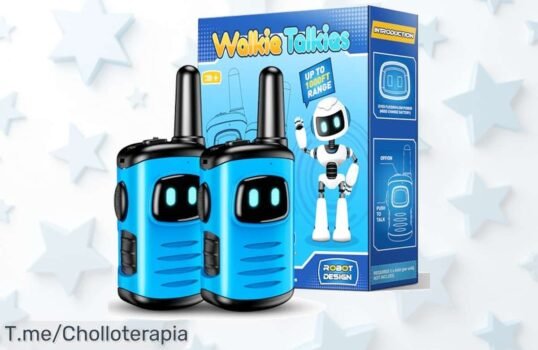 Walkie talkies para peques con audio clarito hasta 300m disfruta de un super chollo con descuento brutal nunca visto precio de ganga corre que vuela la oferta limitada
