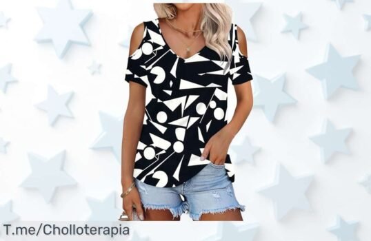 Wneedu camiseta mujer hombros descubiertos tejido suave único diseño sexy super chollo con descuento brutal precio de ganga oferta nunca vista actúa ya