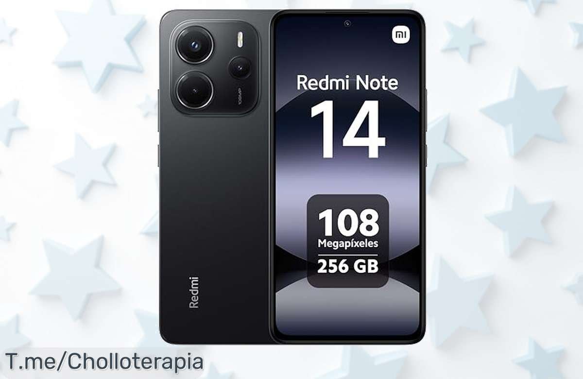 Xiaomi Redmi Note 14 con cámara de 108MP, pantalla AMOLED y batería brutal en un ofertón nunca visto aprovecha el descuento brutal ya mismo antes que se acabe