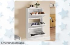 Zapatero YITAHOME súper estrecho con ventilación para organizar sin líos aprovecha este super chollo con descuento brutal precio loco y oferta nunca vista corre ya